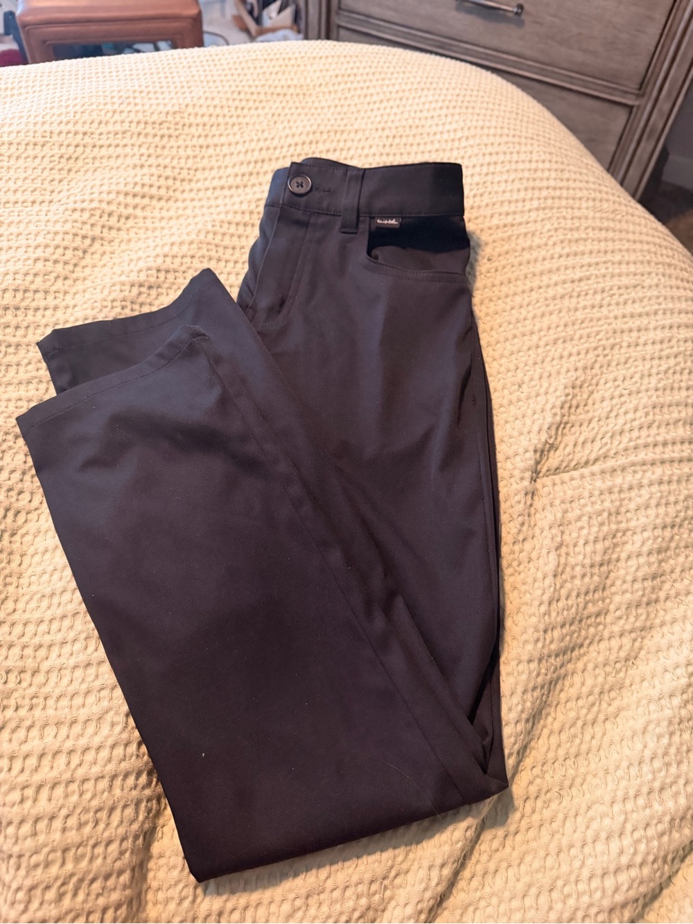 Travis Mathew Boys Black Dress /Golf Pants